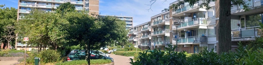 Appartementen in een Nederlandse woonwijk